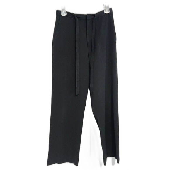 Banana Republic Pants - Banana Republic Stretch Women’s Size 8 Black Dress Career Pants With Strap Belt